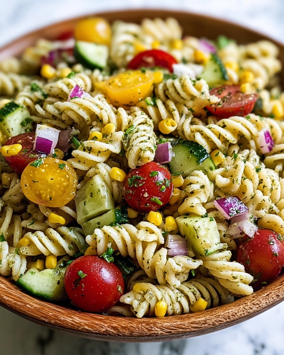 Cilantro Lime Pasta Salad Recipe - Recipe Image