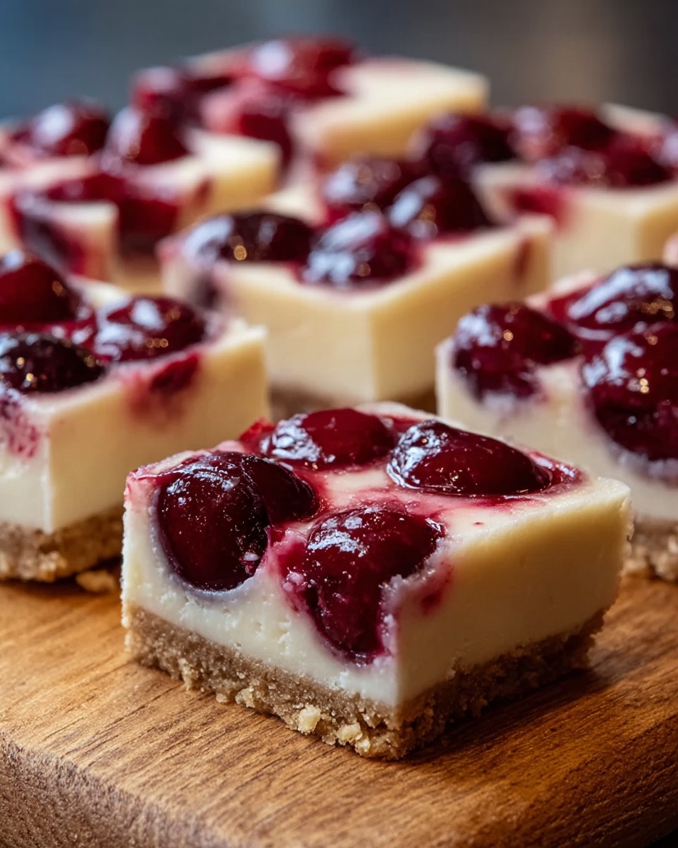 Cherry Cheesecake Bars Recipe - Recipe Image