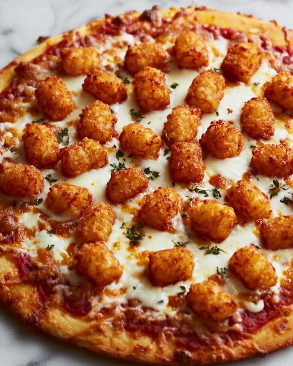 The Joy of Tater Tot Pizza Recipe - Recipe Image