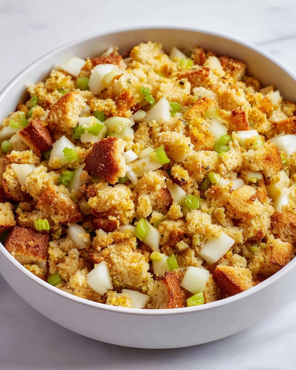 Cornbread Stuffing with Apples Recipe - Recipe Image