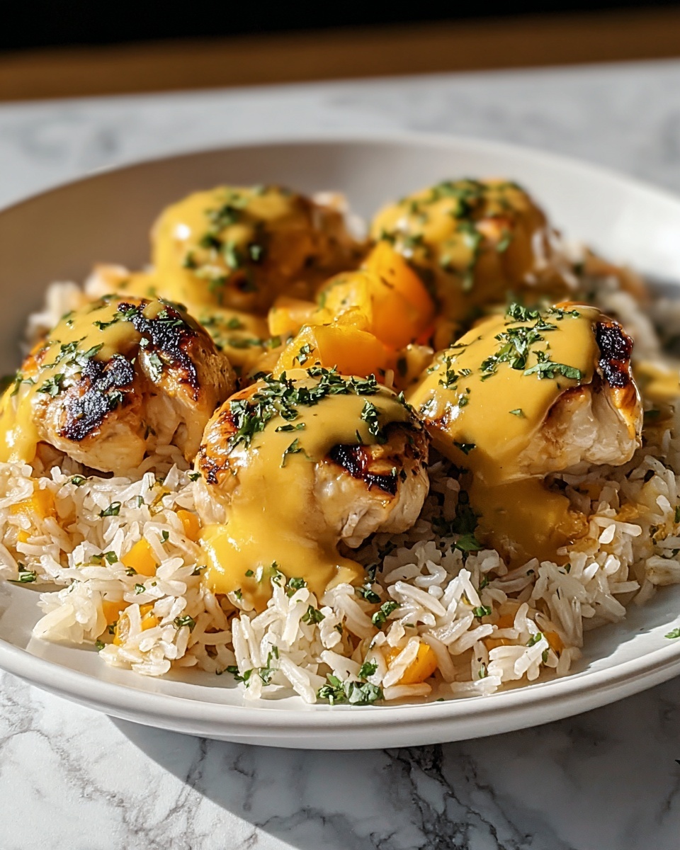 Smothered Chicken and Rice Recipe - Recipe Image