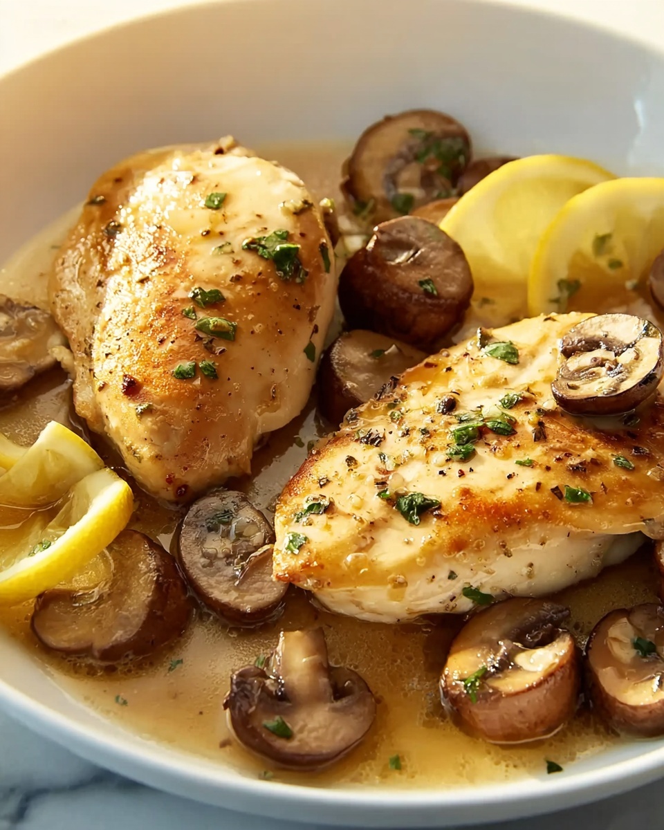 Chicken with Mushroom Cream Sauce Recipe - Recipe Image