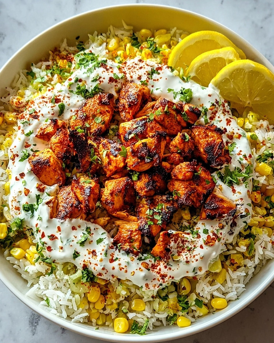 Street Corn Chicken Rice Bowl Recipe - Recipe Image