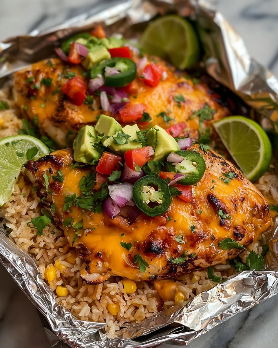 Santa Fe Chicken Foil Packets Recipe - Recipe Image