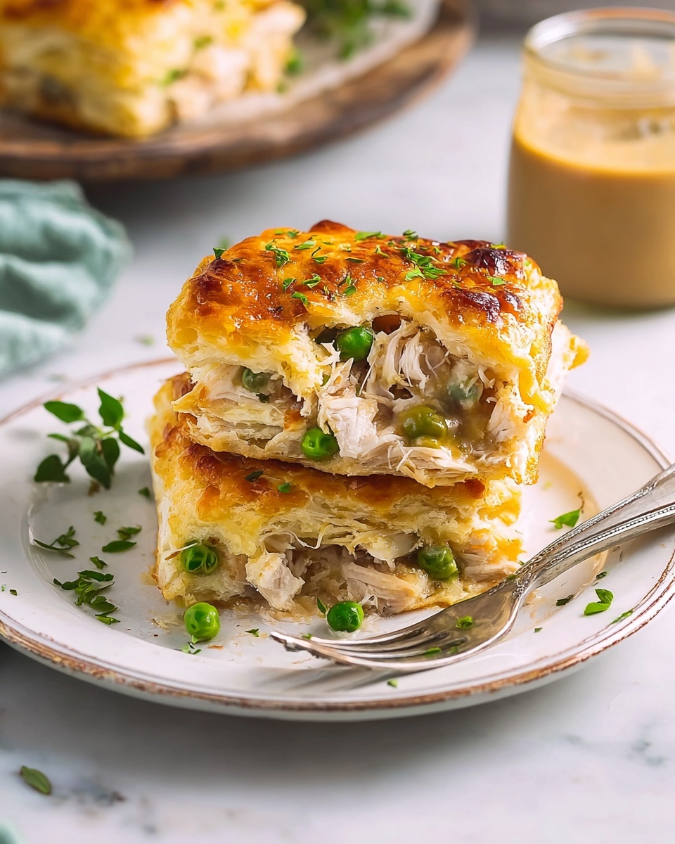Chicken and Mushrooms Biscuits Bake Recipe - Recipe Image