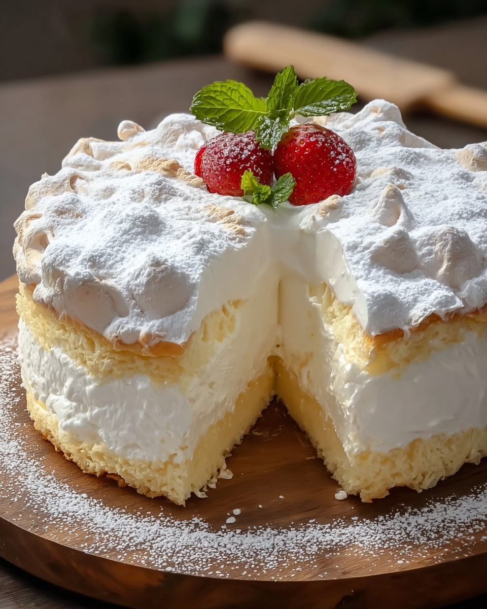 Light & Fluffy Yogurt Cloud Cake: An Incredible 7-Layer Recipe - Recipe Image
