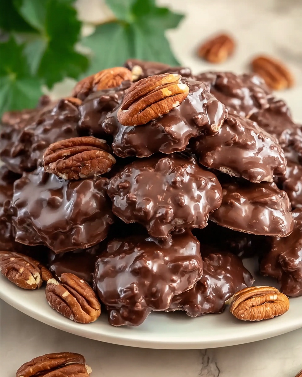 Chocolate Pecan Turtle Clusters Recipe - Recipe Image
