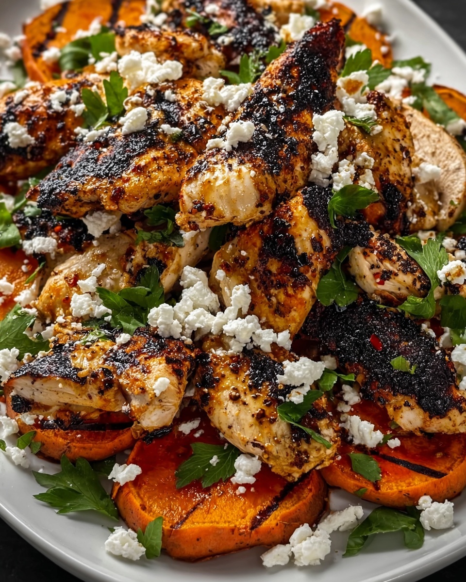 Baked Chicken with Crispy Feta & Herb Vinaigrette Recipe - Recipe Image