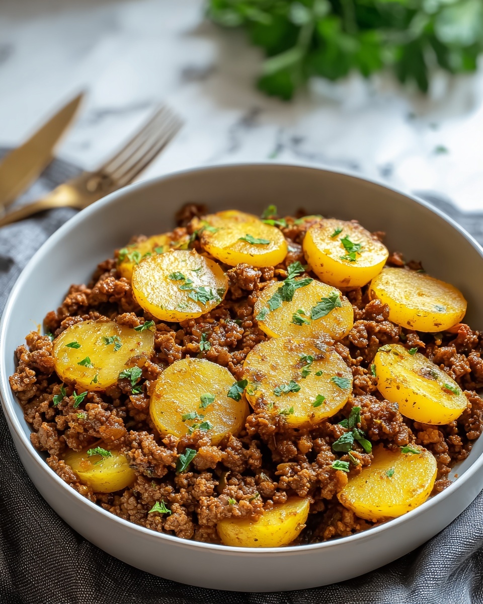 Ground Beef and Potato Casserole Recipe - Recipe Image