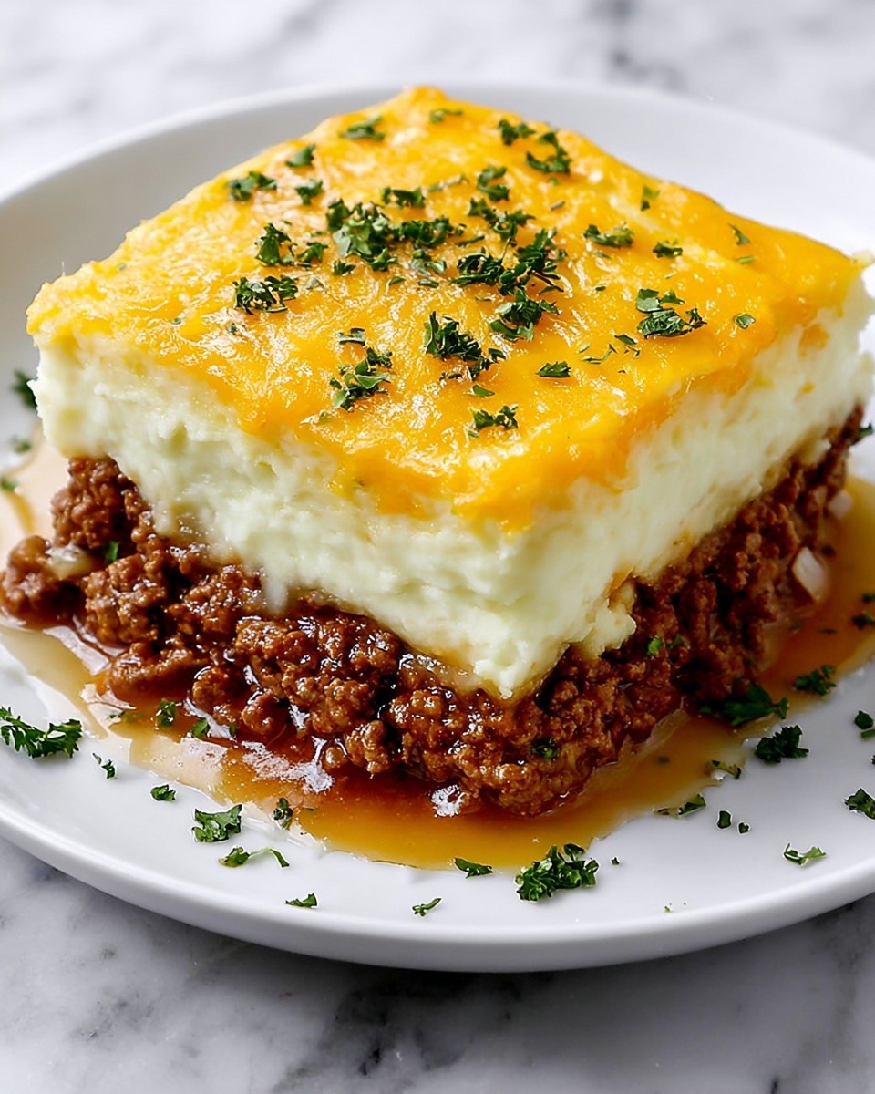 Meatloaf with Cheesy Mashed Potatoes Recipe - Recipe Image