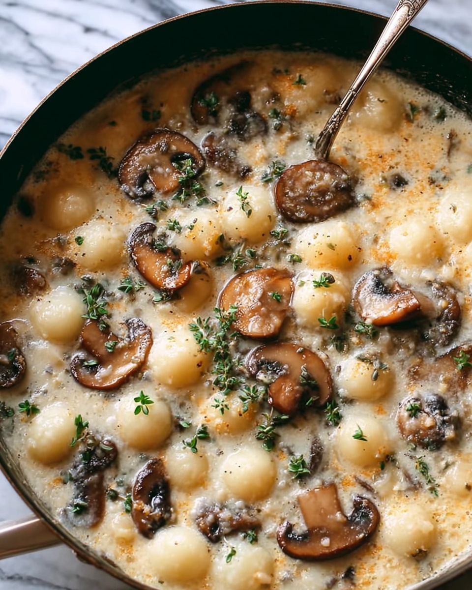 Creamy Mushroom & Pearl Couscous Soup Recipe - Recipe Image