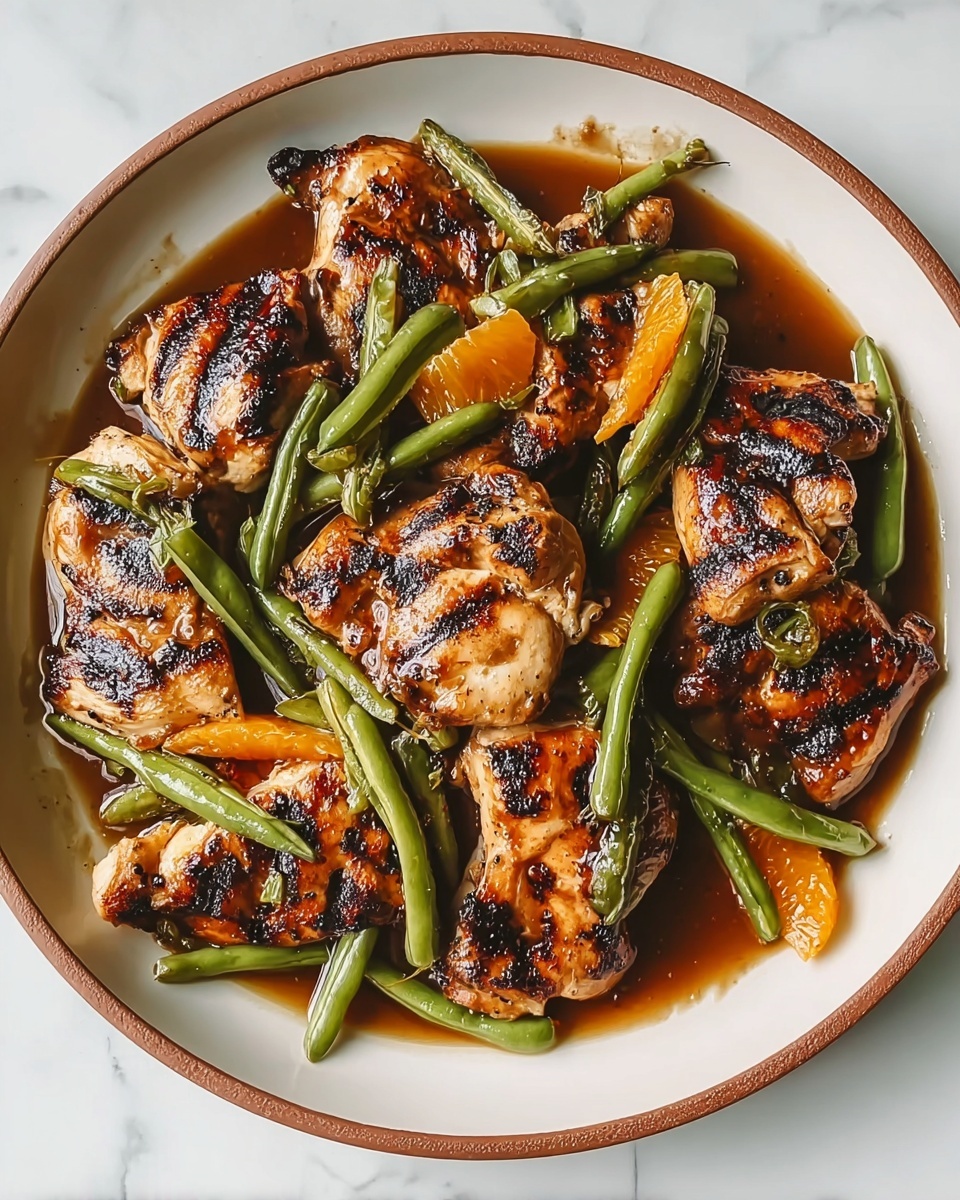 Blackened Chicken with Caramel and Clementine Dressing Recipe - Recipe Image