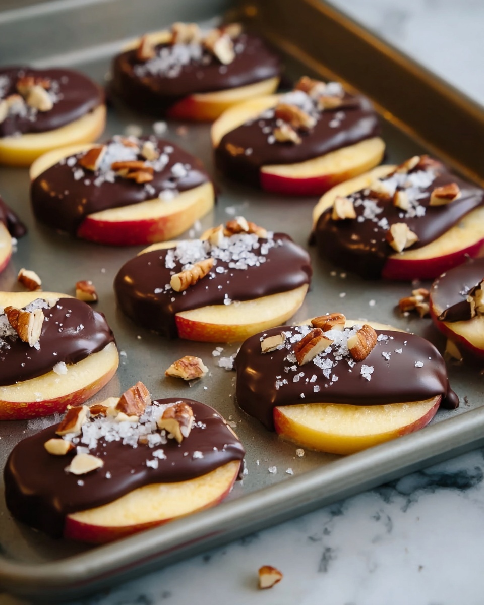 Chocolate Turtle Apple Slices Recipe - Recipe Image