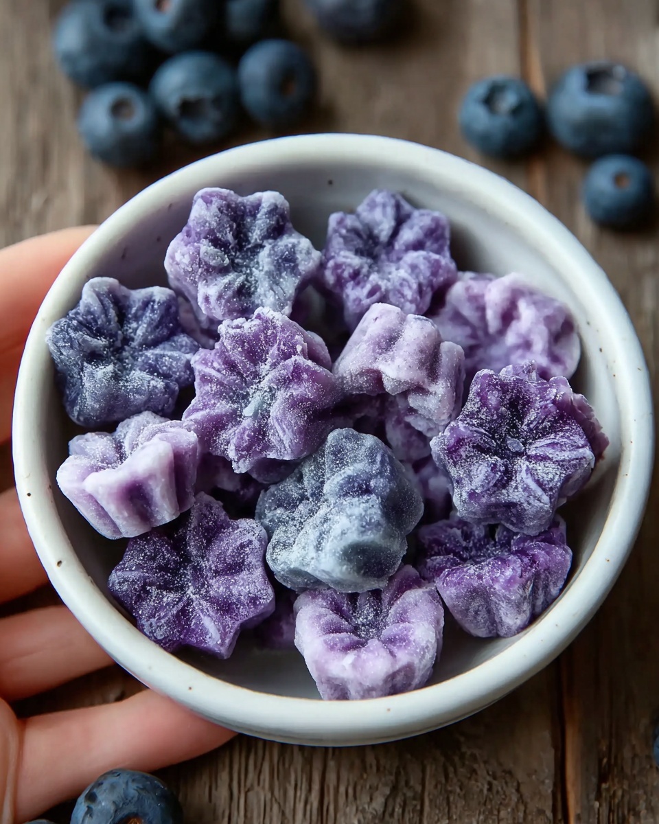 Blueberry Yogurt Paw Treats for Dogs Recipe - Recipe Image