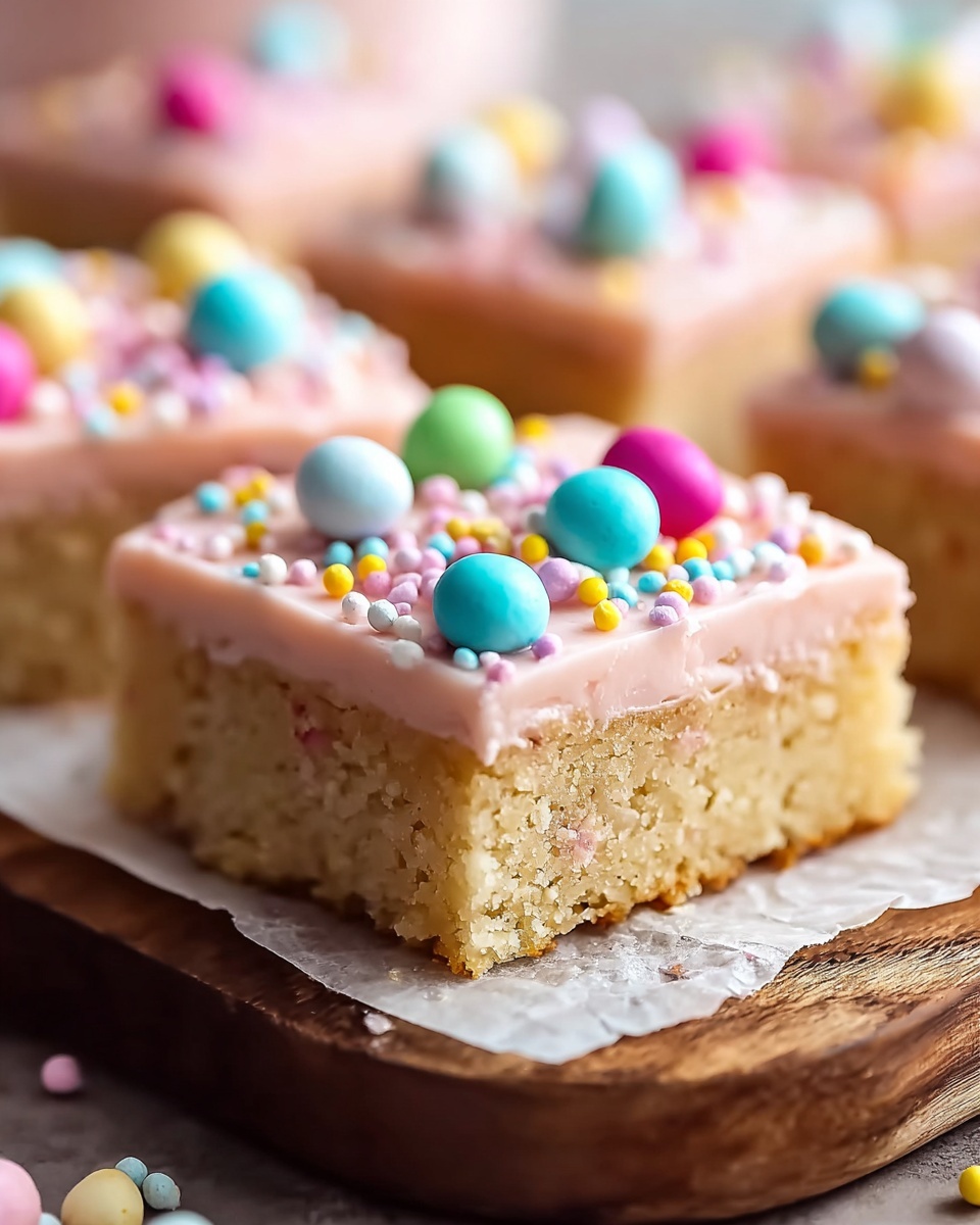 Easter Egg Sugar Cookie Bars Recipe - Recipe Image