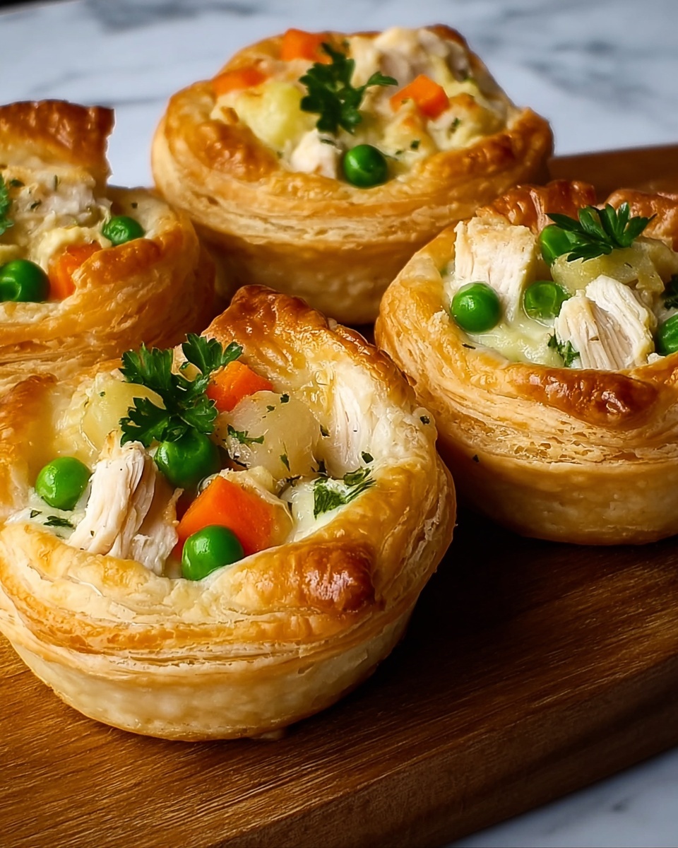 Mini Chicken Pot Pies Recipe - Recipe Image