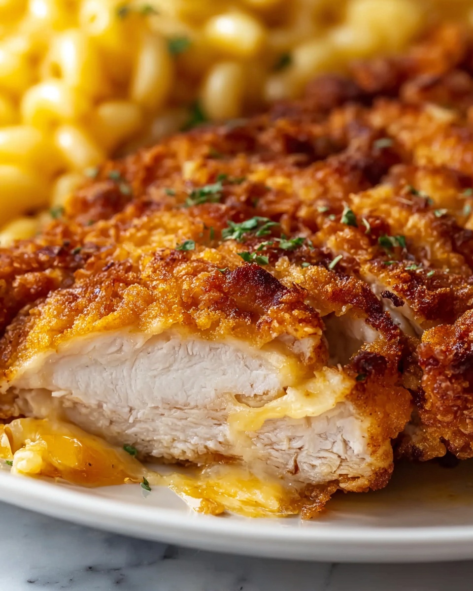 Southern Fried Chicken with Creamy Mac and Cheese Recipe - Recipe Image