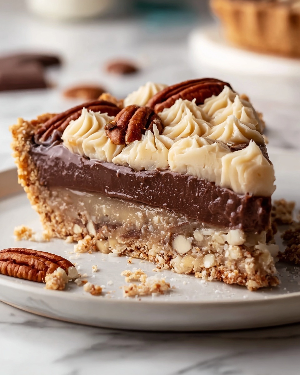 No-Bake German Chocolate Pie Recipe - Recipe Image