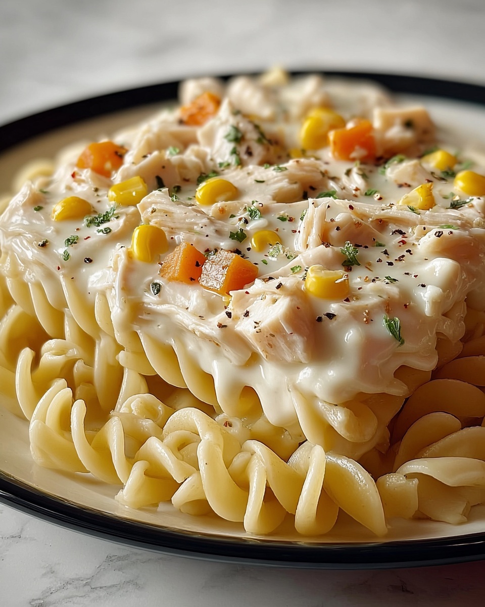 Creamy Ranch Chicken & Noodles Recipe - Recipe Image