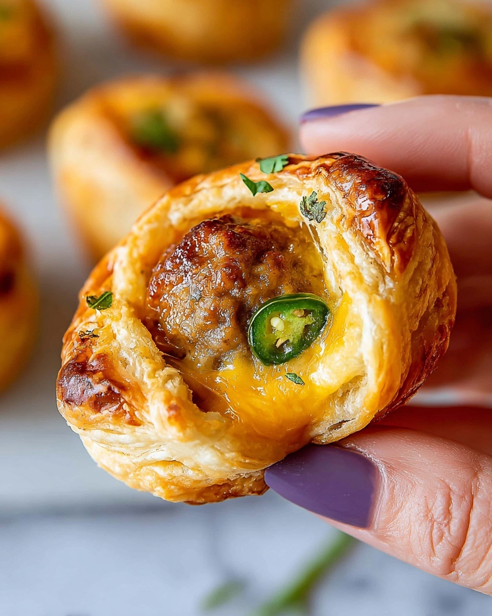 Jalapeno Popper Pigs in a Blanket Recipe - Recipe Image