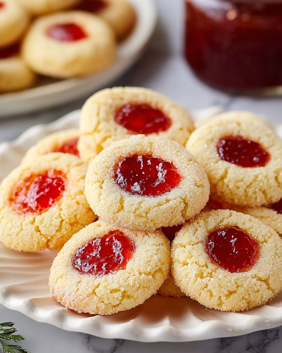 Thumbprint Cookies with Jam Centers Recipe - Recipe Image