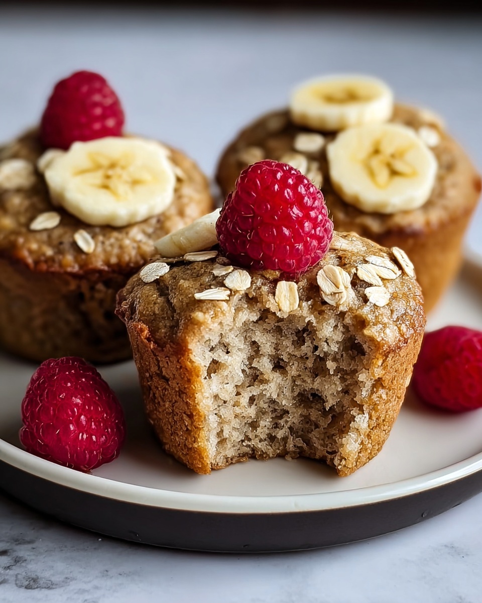 Healthy Banana Oat Muffins Recipe - Recipe Image