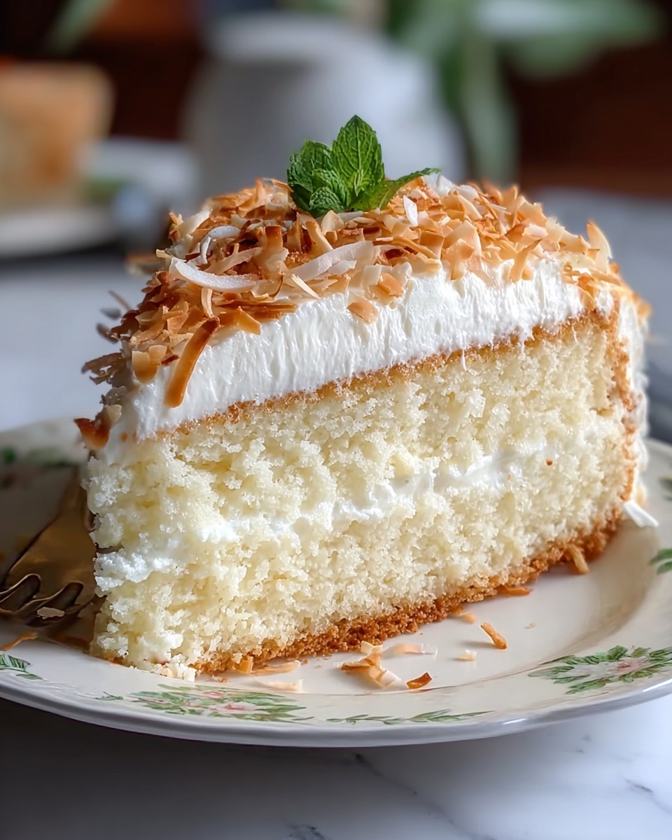 Coconut Cloud Cake Recipe - Recipe Image