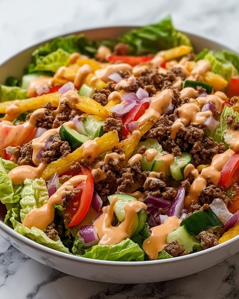 Keto Big Mac Salad Recipe