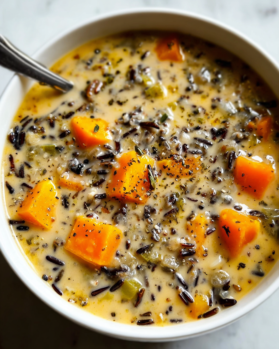 Cozy Autumn Wild Rice Soup Recipe - Recipe Image