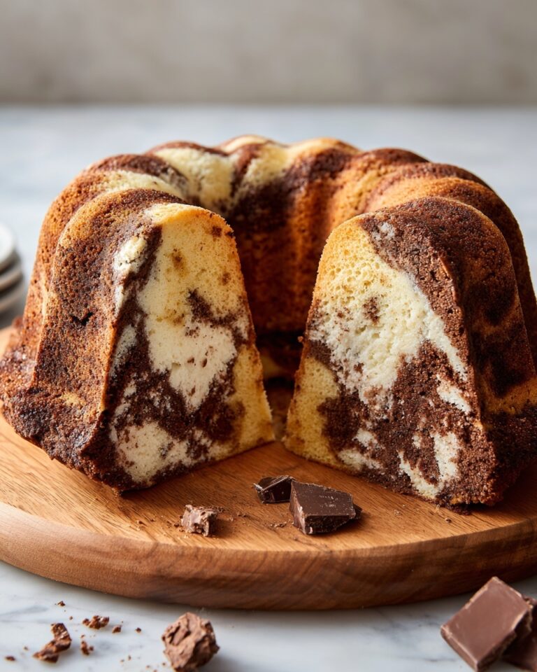 Double Chocolate Ricotta Marble Cake Recipe