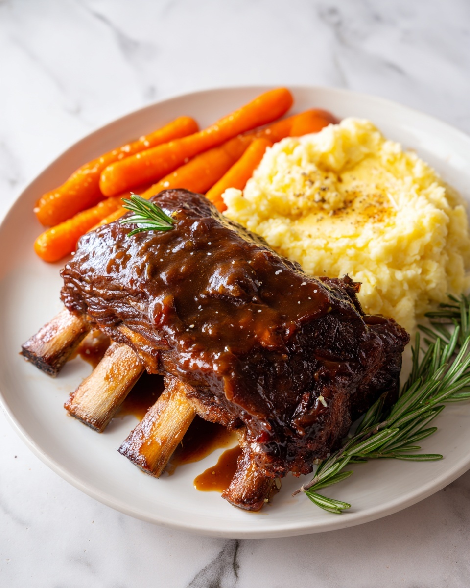 Braised Lamb Shanks with Root Vegetables Recipe - Recipe Image