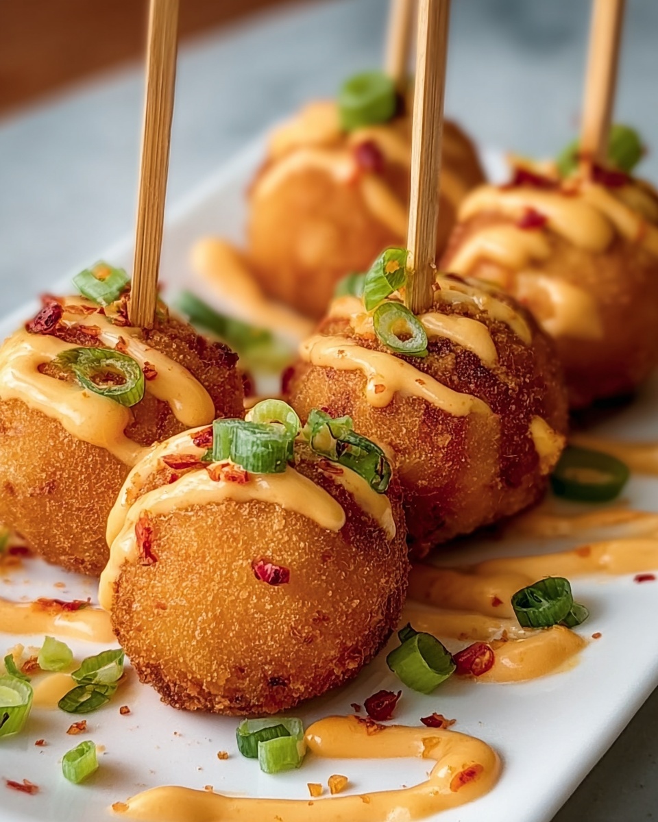 Irresistible Shrimp and Crab Nacho Bomb Corn Dogs Recipe - Recipe Image