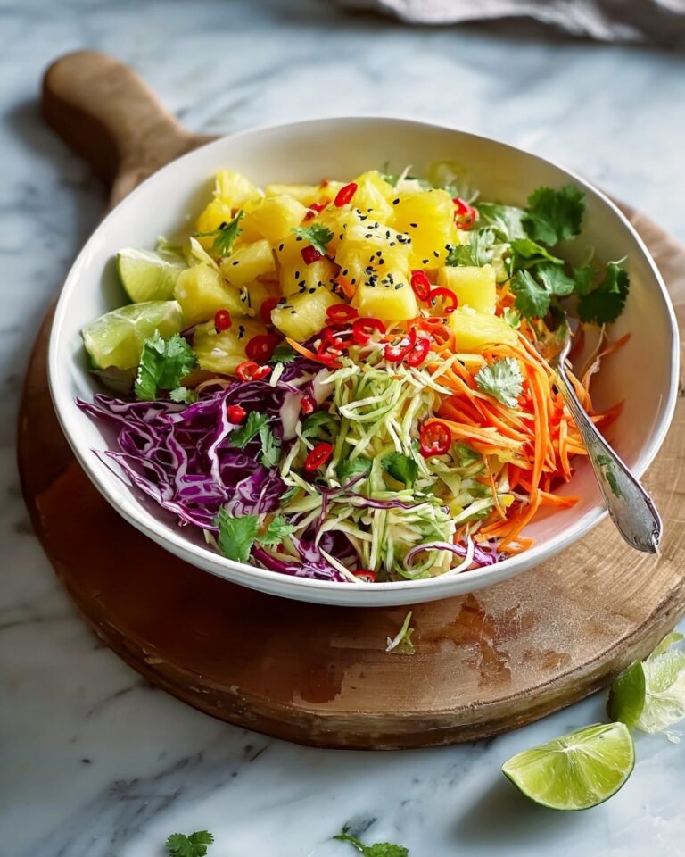 Spicy Pineapple Slaw Recipe