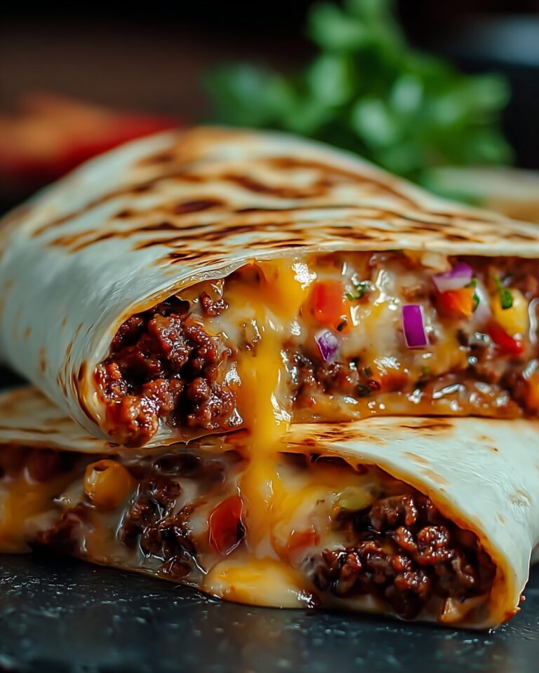 Nachos Cheese Beef Wrap Recipe