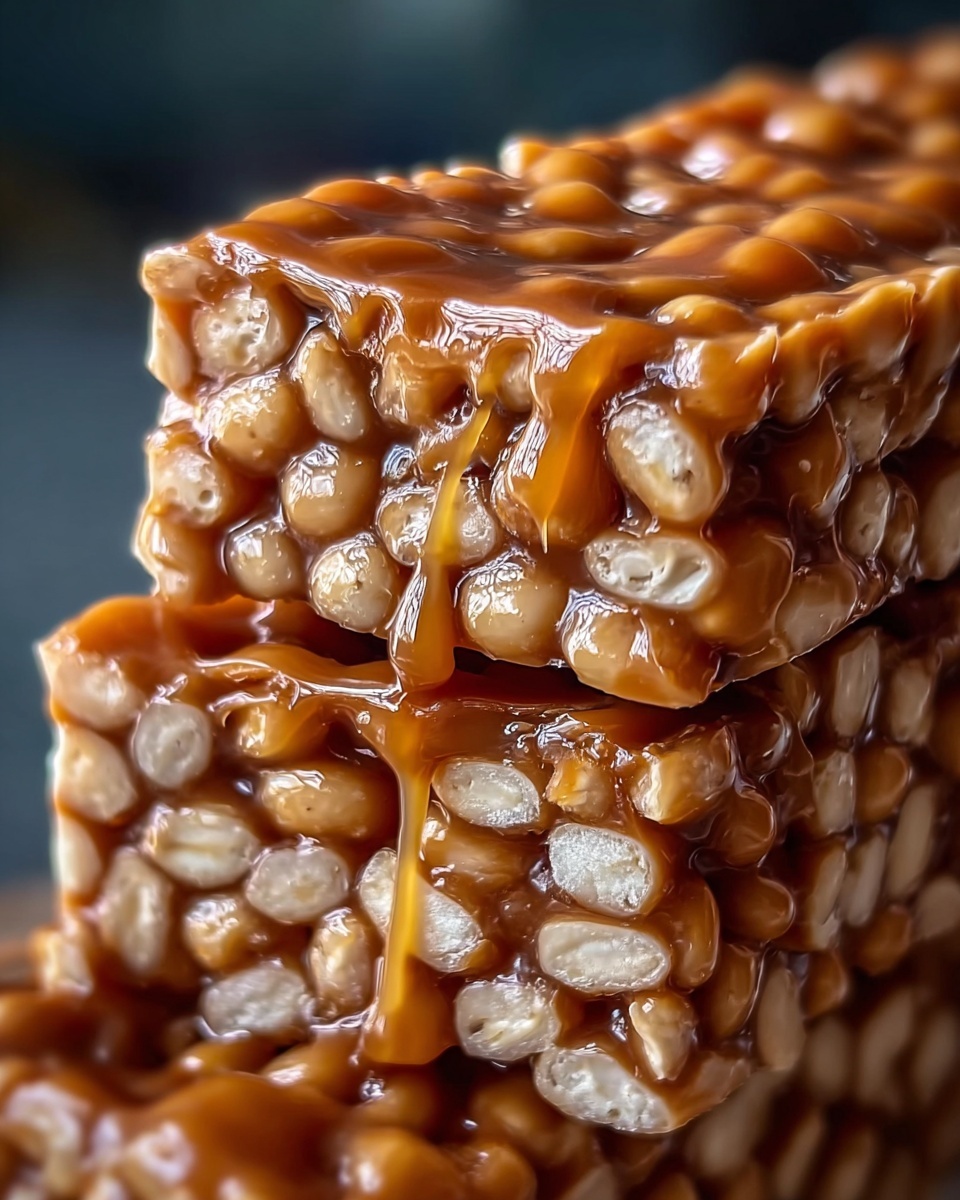 Salted Caramel Rice Krispie Treats Recipe - Recipe Image
