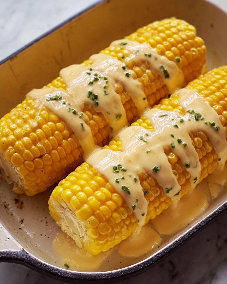 Cheesy Garlic Butter Corn on the Cob Recipe