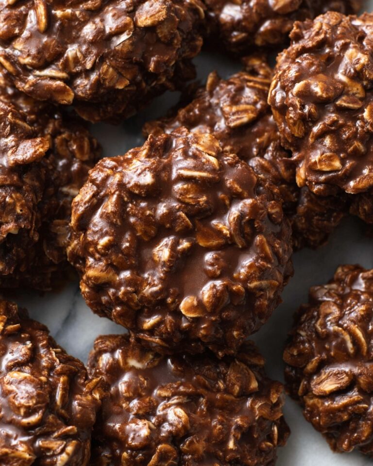 Chocolate Peanut Butter No-Bake Cookies Recipe