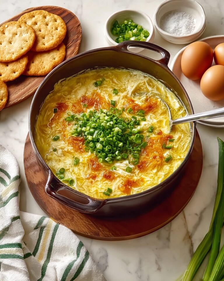 Egg Drop Soup with Crispy Wonton Strips Recipe