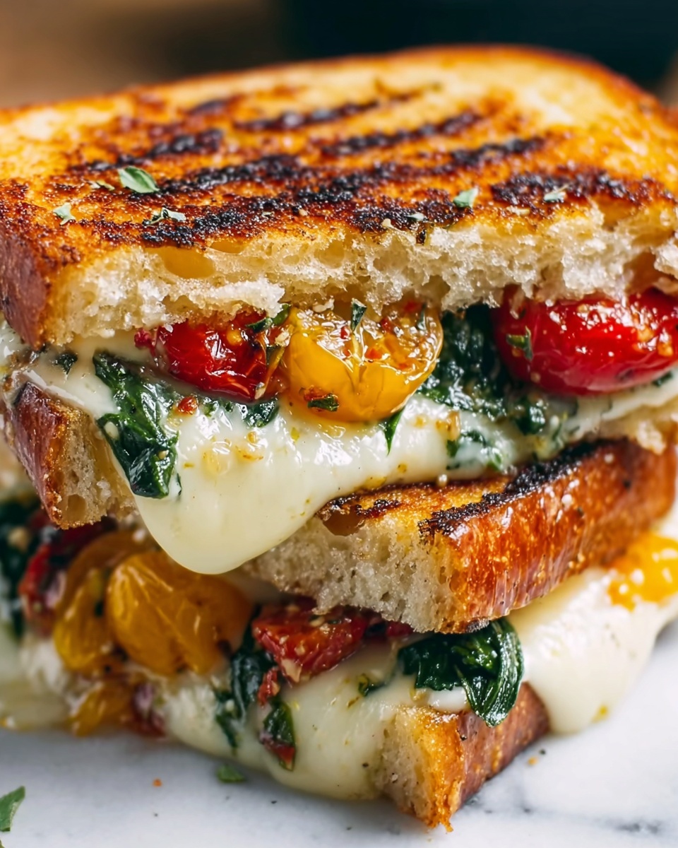 Mediterranean Grilled Cheese Sandwich Recipe - Recipe Image