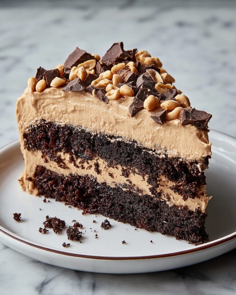 Chocolate Peanut Butter Poke Cake Recipe