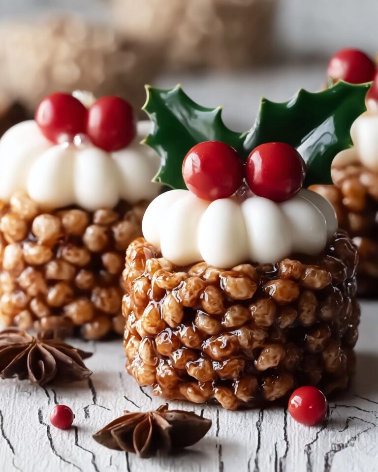 Rice Krispie Christmas Puddings Recipe