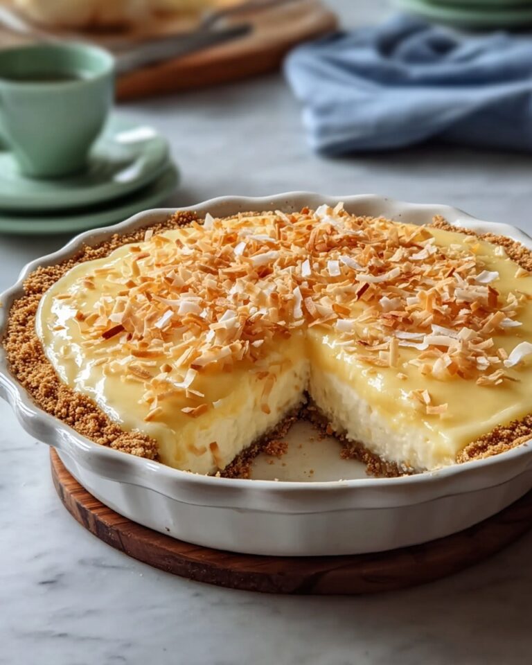 Coconut Custard Pie Recipe