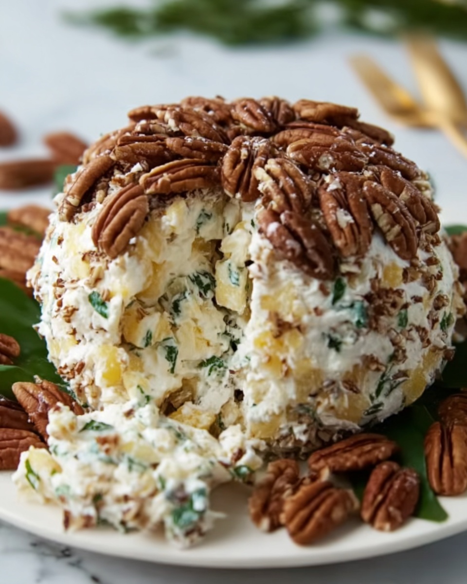 Pineapple Pecan Cheese Ball Recipe - Recipe Image