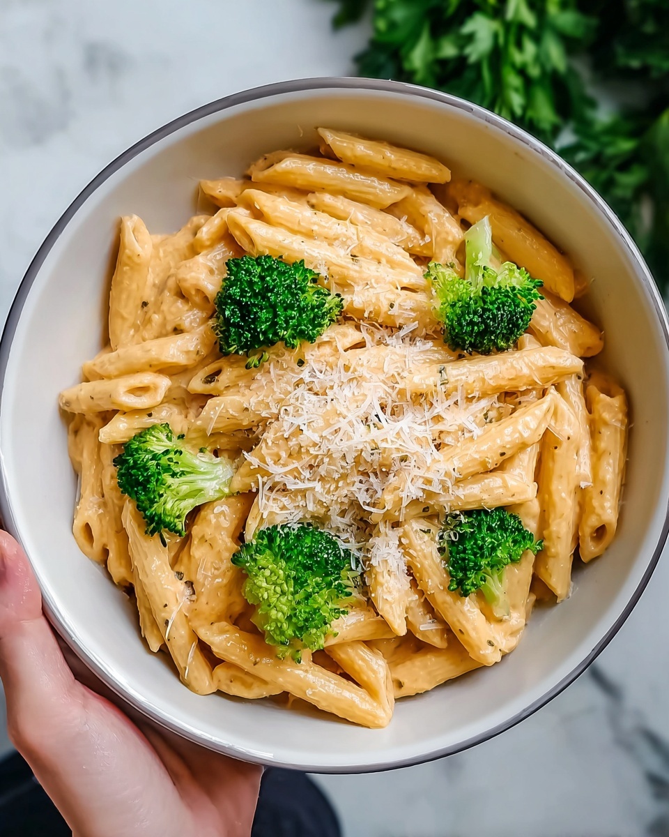 Broccoli Cheese Pasta Recipe - Recipe Image