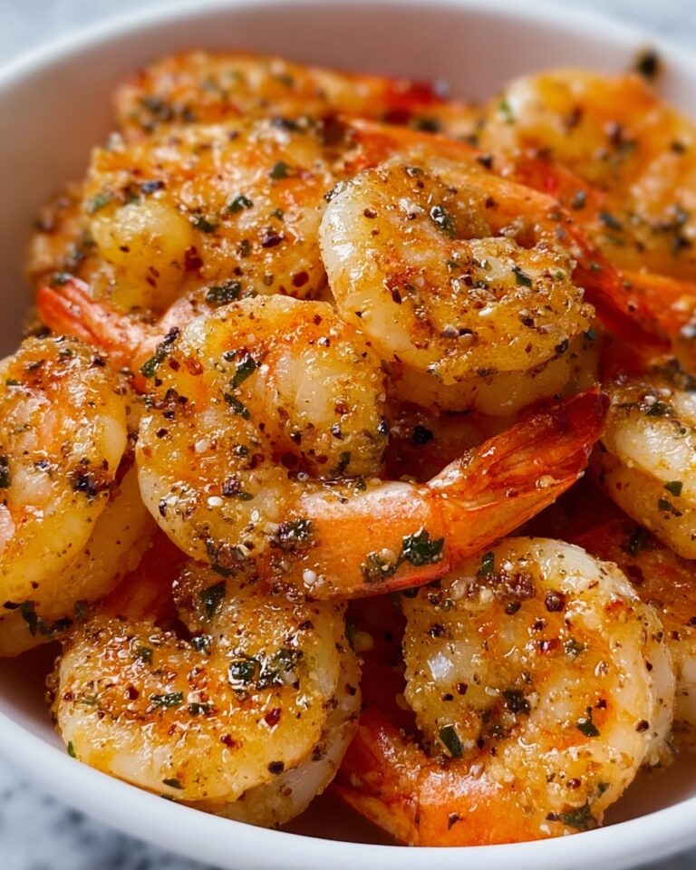 Air Fryer Garlic Parmesan Shrimp Recipe