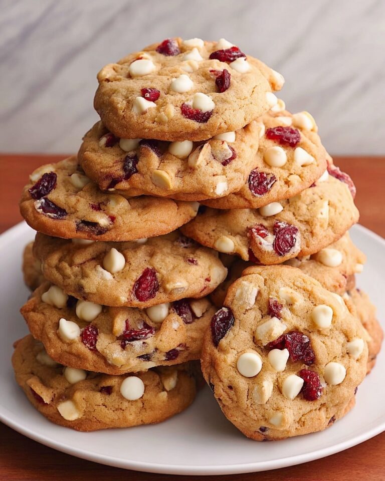 White Chocolate Cranberry Cookies Recipe