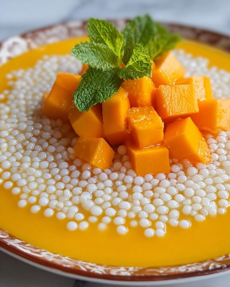Mango with Tapioca Pearls Recipe