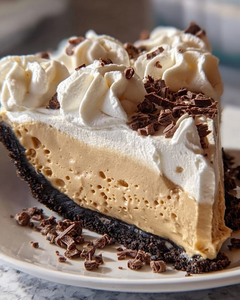 Peanut Butter Chocolate Instant Pudding Pie Recipe