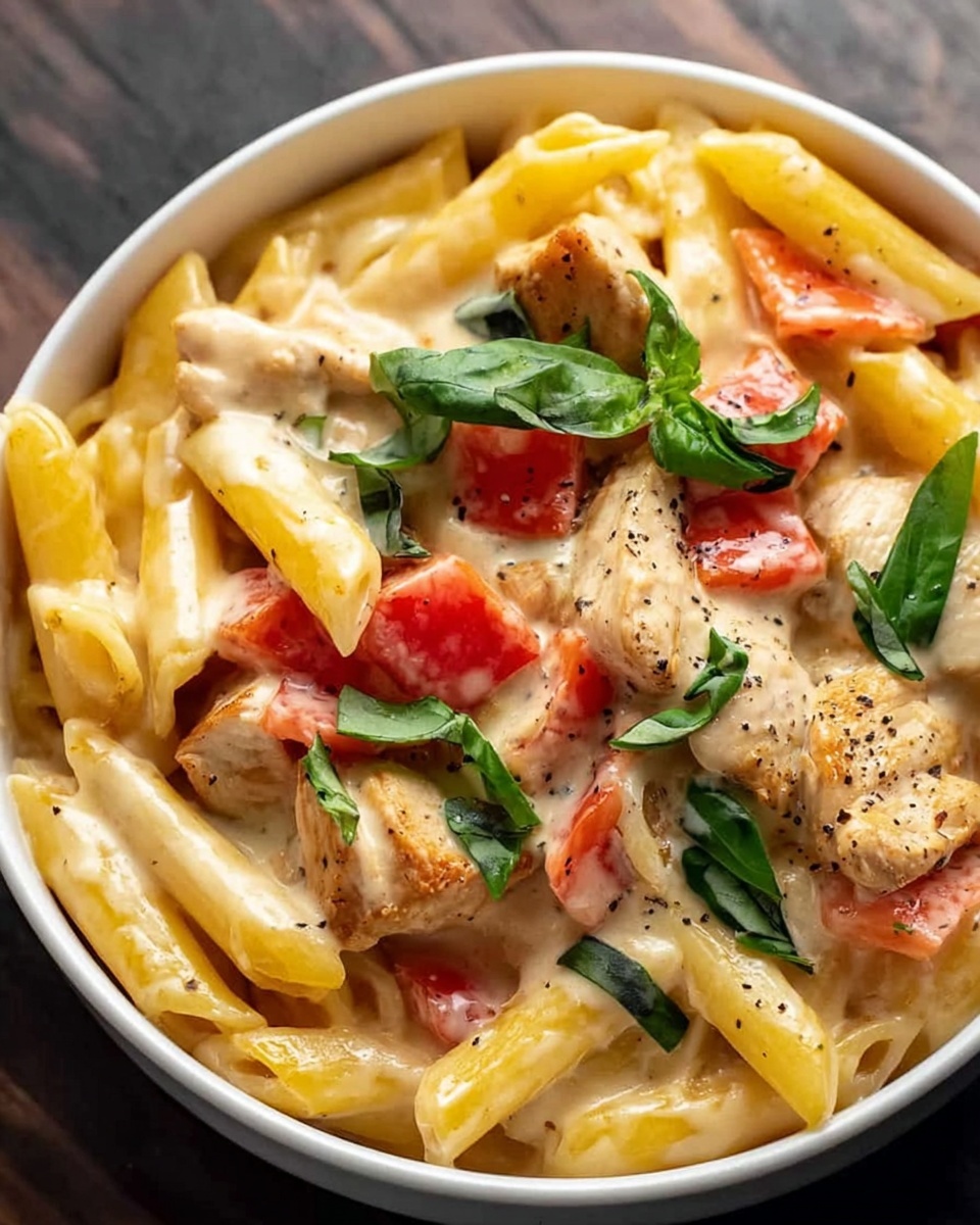 Creamy Italian Chicken Pasta Recipe - Recipe Image