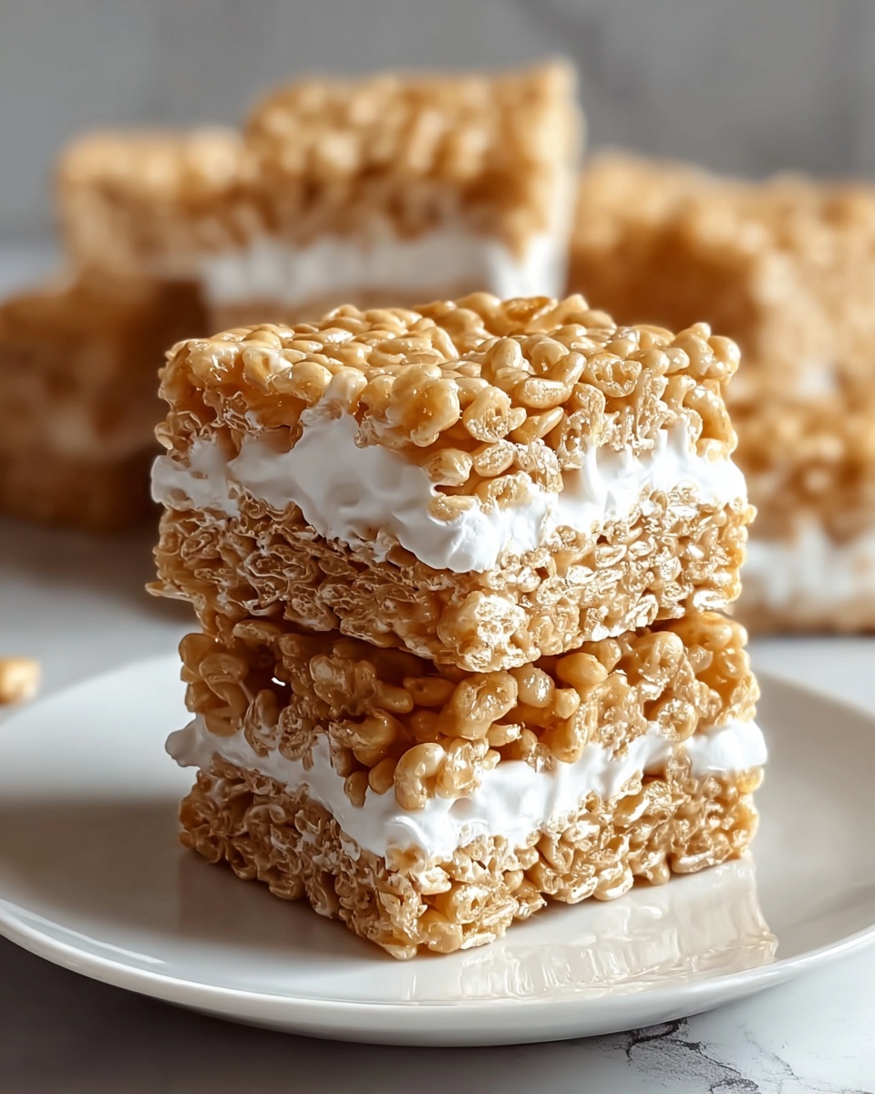 Fluffernutter Rice Krispie Treats Recipe - Recipe Image